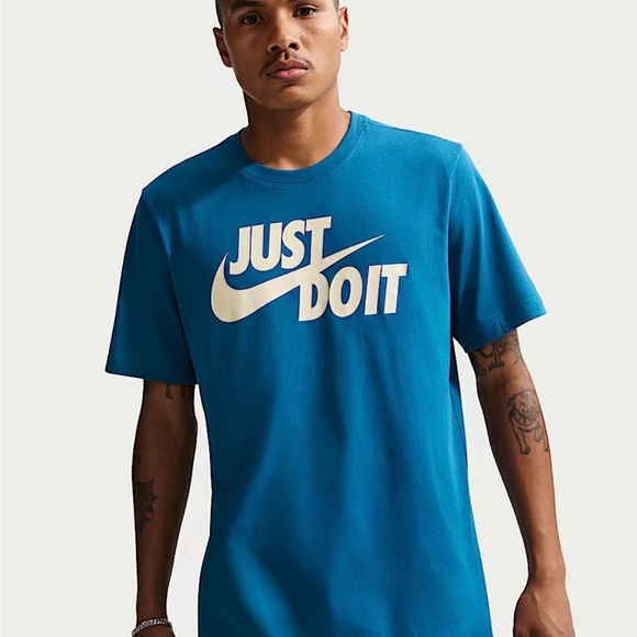 Nike Other - Nike Just Do It Blue Tee